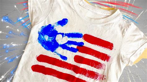 Diy Patriotic T Shirt For 4th Of July Easy Tutorial Youtube