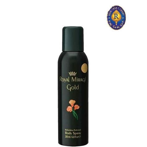 Royal Mirage Gold Perfumed Body Deodorant Spray Ml Shopee Malaysia