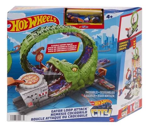 Pista Hot Wheels Ataque Do Crocodilo Mattel Parcelamento Sem Juros