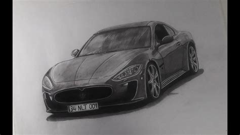 Рисую машину Мазерати Серкана Болата из сериала «Постучись в мою дверь ...