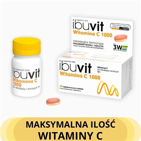 Ibuvit Witamina C Mg X Tr Jwarstwowych Tabletek O Kontrolowanym