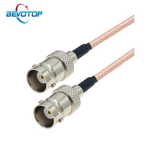 Rg Cabo Coaxial De Extens O Bnc Adaptador F Mea Para Bnc F Mea Jack