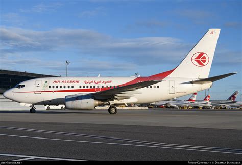 Aircraft Photo Of 7t Vjt Boeing 737 6d6 Air Algérie Airhistory