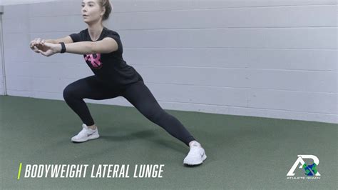 Bodyweight Lateral Lunge Youtube