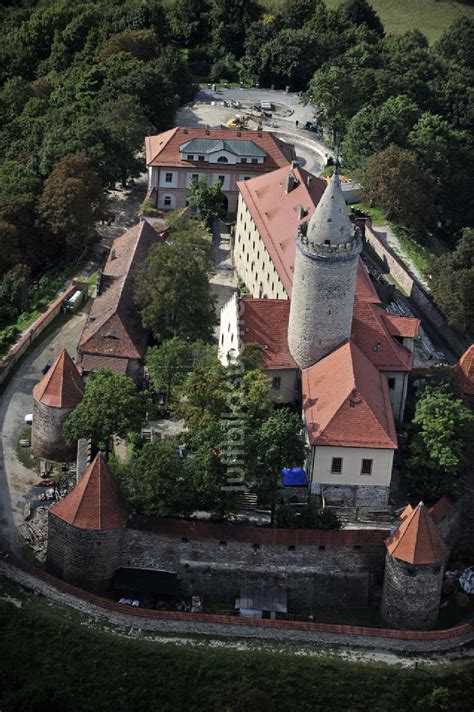 Seitenroda Aus Der Vogelperspektive Burg Leuchtenberg