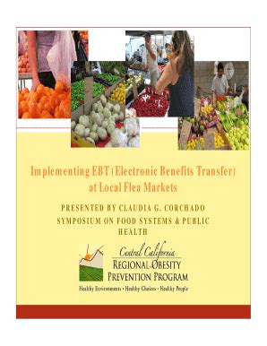 Fillable Online Implementing Ebt Electronic Benefits Transfer Fax