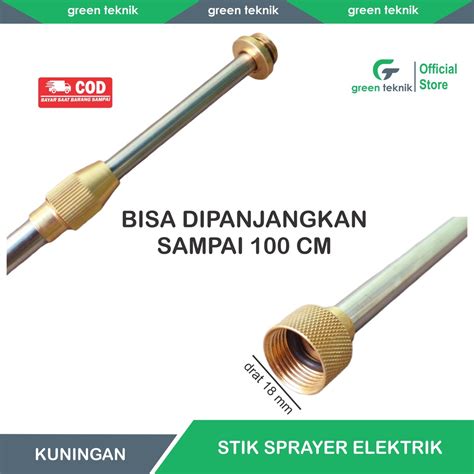 Jual Stik Sprayer Elektrik Kuningan Odotan Bisa Dipanjangkan Shopee