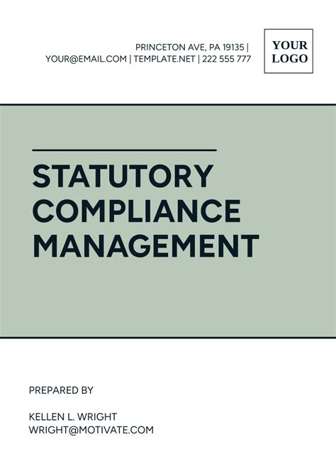 Free Compliance Templates And Examples Edit Online And Download