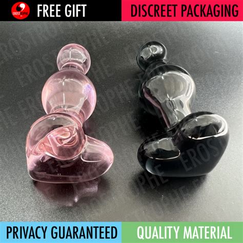 Queen Of Hearts Glass Dildo Anal Plug Sex Toy Lazada PH