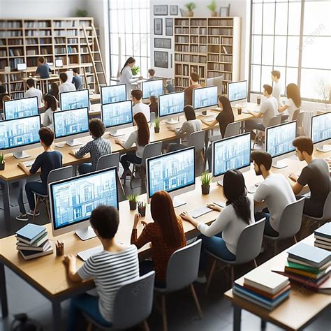 School Lab Computer Background Image Lab Symbol Laborator Background