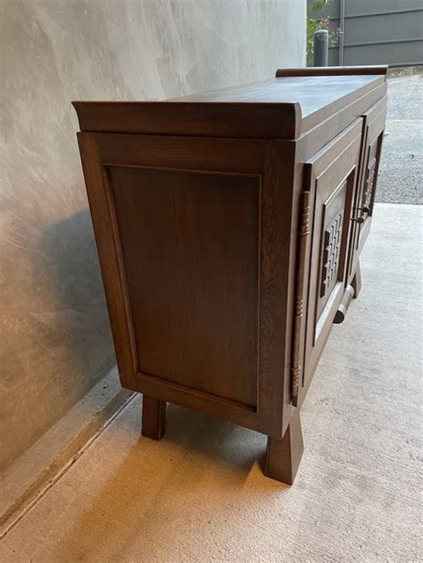 Oak Art Deco Sideboard Dudouyt 1930s The Renner Project