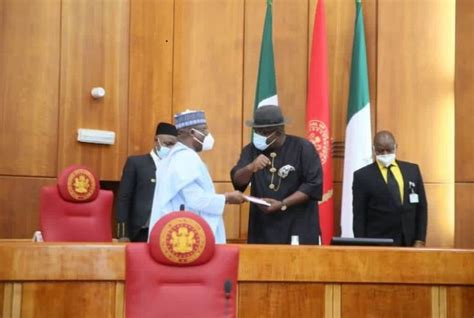 Lawan Swears In Dickson Abiru Two Other Senator Elect Chronicleng