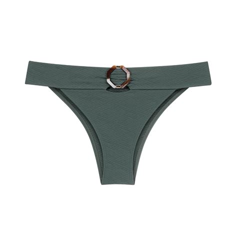 Γυναικείο μαγιό slip Dorina ELMINA Μπικίνι Brazilian Χακί Regular Fit Lycra lingerie