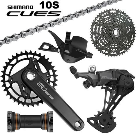 Shimano CUES U6000, группа скоростей 1x10, переключение SL-R/RD (с ...