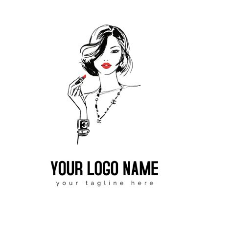 Chanel Fashion Illustration Drawing Illustrat Template Postermywall