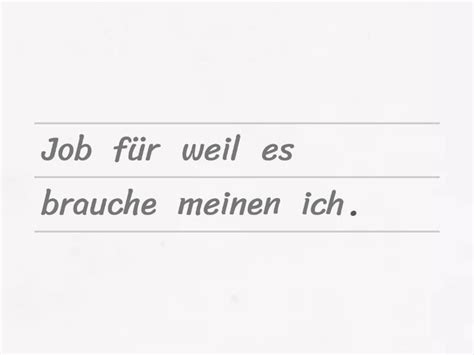 Ich Lerne Deutsch Weil Unjumble