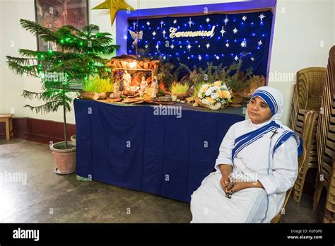 India West Bengal Kolkata Mother Teresa House Stock Photo Alamy