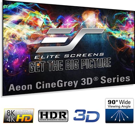 Elite Screens Serie Aeon Material 3D CineGrey Gris Yaxa Store