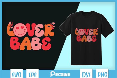 Lover Babe Retro Valentine Graphic By Pecgine Creative Fabrica