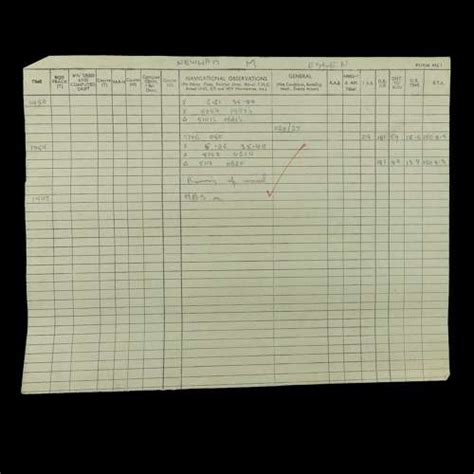 Raf 10 Squadron Navigators Raid Chart Essen