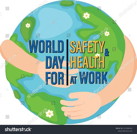 Poster Design World Day Safety Health Stock Vector Royalty Free