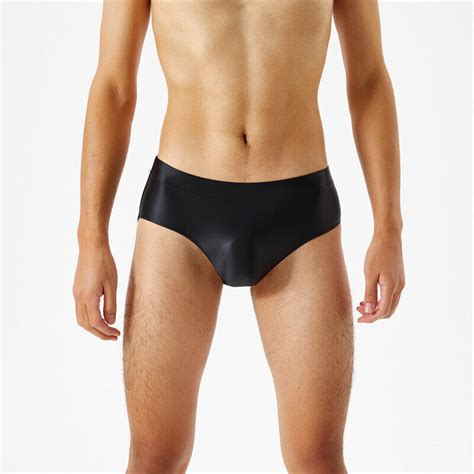 Hommes Brillants Slips Maillots De Bain Culottes Lisse Taille Basse Bikini Ebay