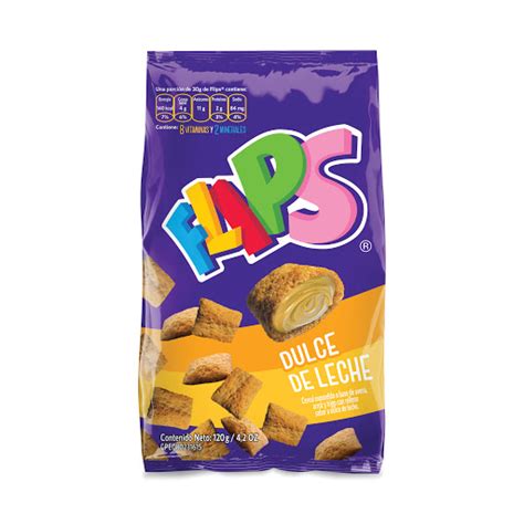 Cereal Flips Dulce De Leche Bolsa X Gr