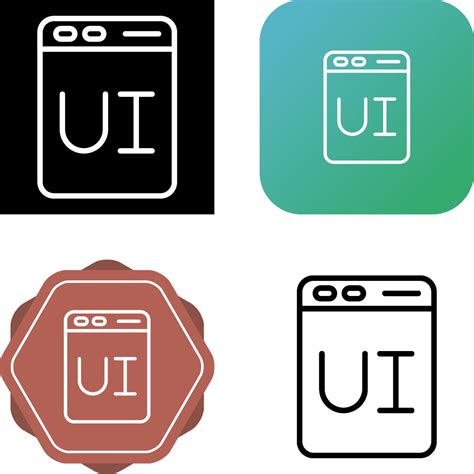 User Interface Design Vector Icon 40652181 Vector Art At Vecteezy