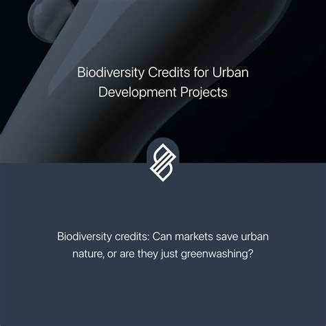 Biodiversity Credits for Urban Development Projects → Scenario