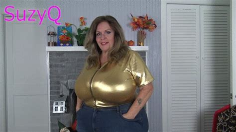 Some Sexy Low Cut Tops BBW SUZYQ AND HER M WONDERS Clips Sale