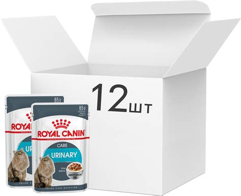 Упаковка влажного корма Royal Canin Urinary Care для взрослых кошек в ...