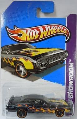 駿河屋 PLYMOUTH ROAD RUNNER ブラック Hot WHeeLS HW SHOWROOM X A ホットウィールhotwheels