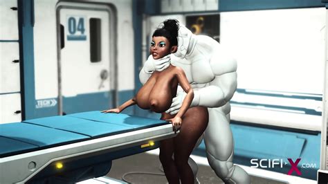 A Hot Black Girl Needs A Huge Cyborg Cock In Her Ass