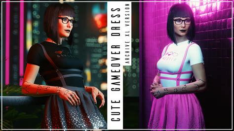 Cute Game Over Dress - Archive XL at Cyberpunk 2077 Nexus - Mods and ...