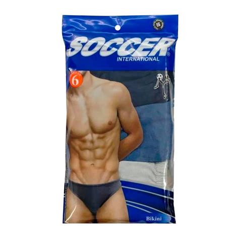 Bikini Soccer International Talla EG Liso 6 Piezas Bodega Aurrera Despensa A Tu Casa