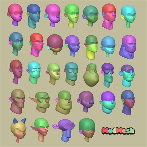 ModMesh: Modular Base Meshes