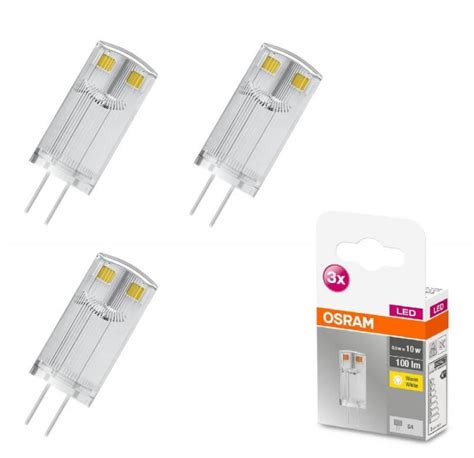 Er Pack Osram Led Pin Stift Sehr Sparsam W Warmwei G Sockel