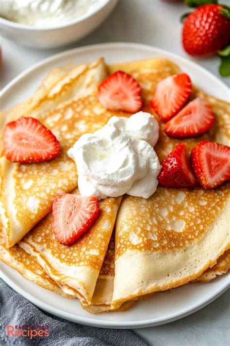 Basic French Crepes Recipe Easyworldrecipes