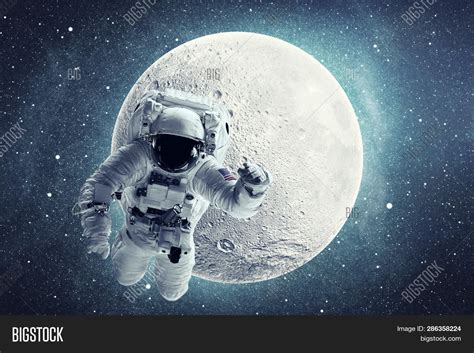 Astronaut Outer Space Image And Photo Free Trial Bigstock