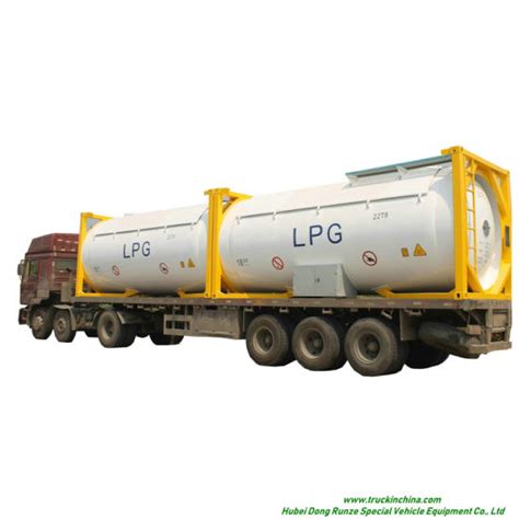 LPG ISO T50 Tank Container 20FT 30FT 40 FT Portable Or Road