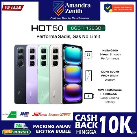 Jual Infinix Hot Garansi Resmi Infnix Indonesia Segel Baru No Repack Shopee Indonesia