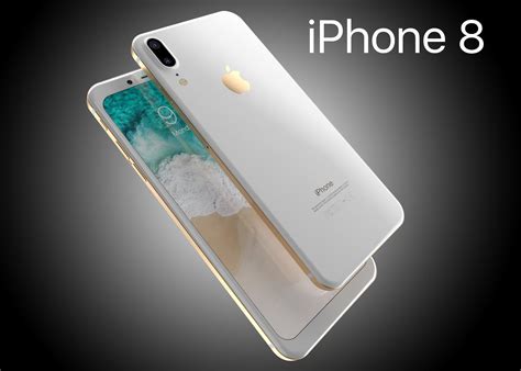 3D model Apple iPhone 8 X Concept Leak Corner edges All