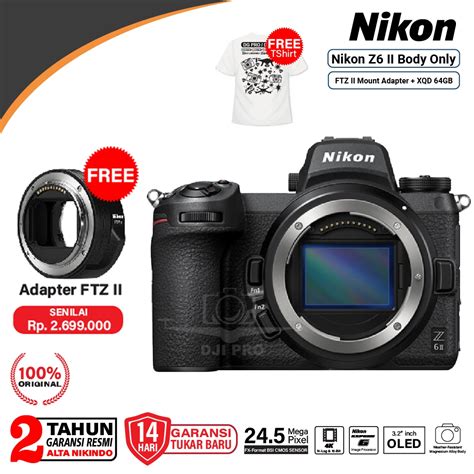 Jual Nikon Z6 II Nikon Z6II Nikon Z6 Mark II Body Only Garansi Resmi ...