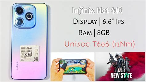 Infinix Hot I Gaming Test Review Pubg New State Mobile Graphics Test Unisoc T Ram