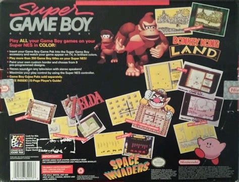 Super Game Boy Box Shot For Super Nintendo Gamefaqs