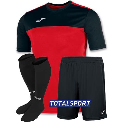 Футбольная форма Joma WINNER 100946.601(футболка+шорты+гетры) красно-черный