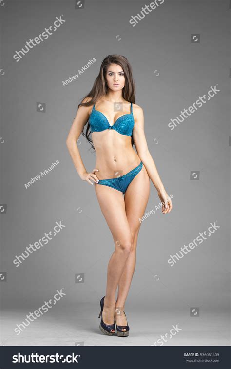 Sexy Fashion Brunette Woman Long Dark Stock Photo 536061409 Shutterstock