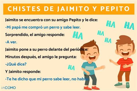 30 Chistes De Jaimito Y Pepito ¡no Podrás Parar De Reír Con Estas