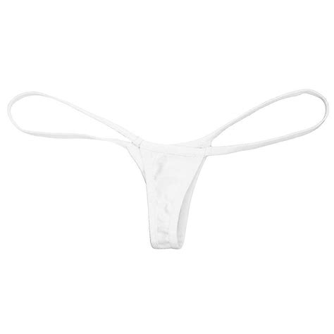 Women S Stretchy Low Rise Micro Mini G String T Back Thongs Bikini