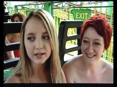 World Record Naked Rollercoaster Ride YouTube
